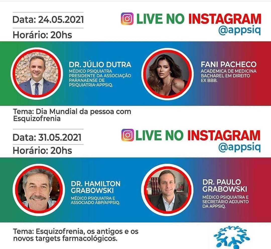 24/05 – Live com o psiquiatra Julio Dutra e a ex-BBB Fani Pacheco